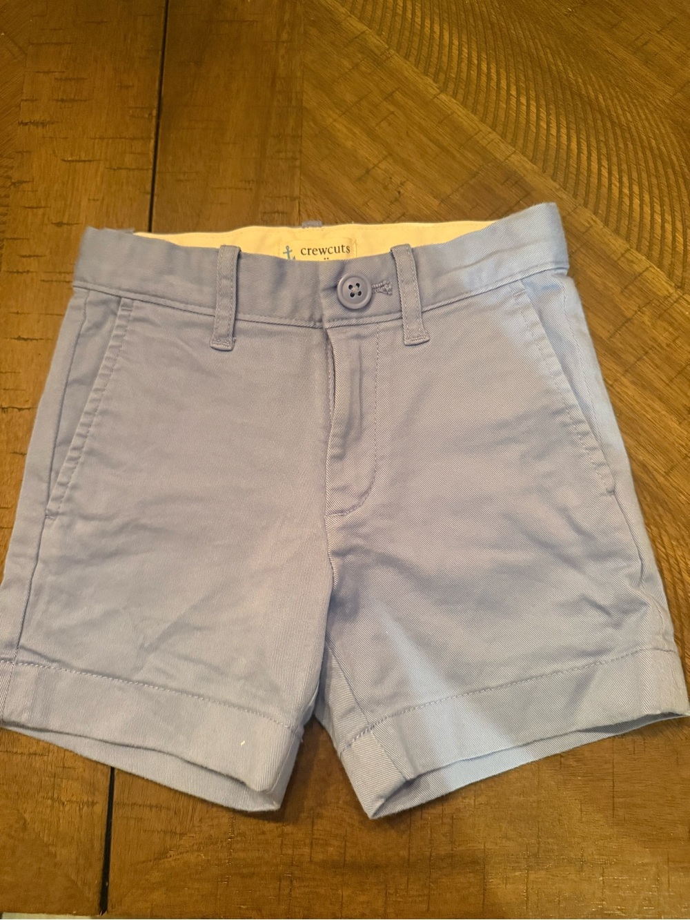 crewcuts Boys 2T Light Blue Cotton Shorts